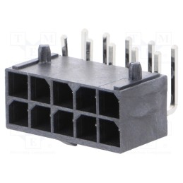 1 pcs x MOLEX - 768250010 - Socket, wire-board, male, Mega-Fit, 5.7mm, PIN: 10, UL94V-0, 23A