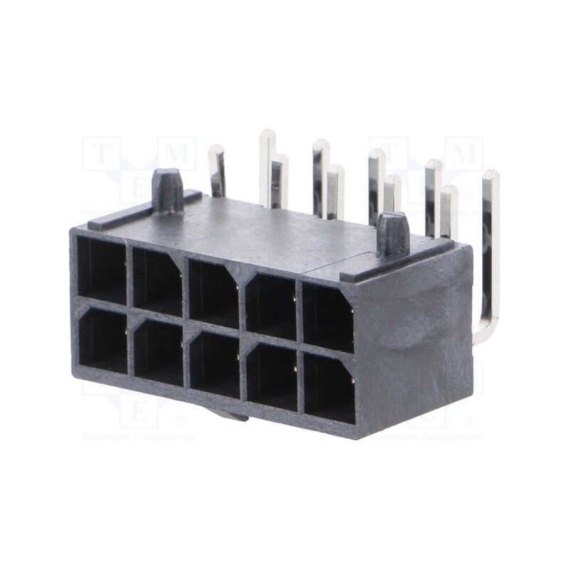 1 pcs x MOLEX - 768250010 - Socket, wire-board, male, Mega-Fit, 5.7mm, PIN: 10, UL94V-0, 23A