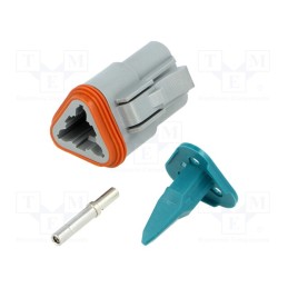 1 pcs x AMPHENOL - AT06-3S-KIT01 - Connector: wire-wire, AT, female, plug, for cable, PIN: 3, crimped