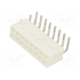 1 pcs x MOLEX - 39300160 - Socket, wire-board, male, Mini-Fit Jr, 4.2mm, PIN: 16, THT, PCB snap