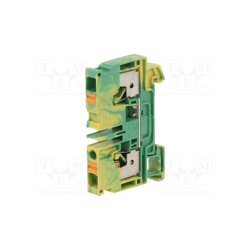 1 pcs x WEIDMu00dcLLER - 1991810000 A2C 6 PE - Splice terminal: rail, 6mm2, ways: 1, terminals: 2, yellow-green