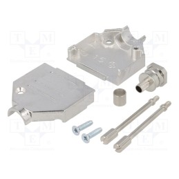 1 pcs x ENCITECH - 6560-0615-02 - Enclosure: for D-Sub connectors, D-Sub 15pin,D-Sub HD 26pin