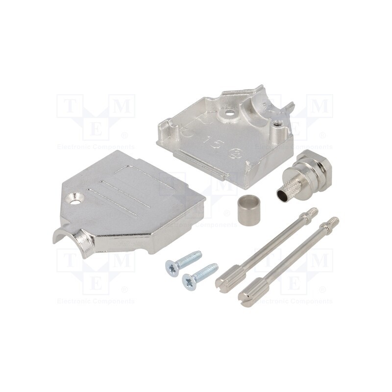 1 pcs x ENCITECH - 6560-0615-02 - Enclosure: for D-Sub connectors, D-Sub 15pin,D-Sub HD 26pin