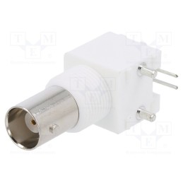 1 pcs x AMPHENOL RF - 031-5431 - Socket, BNC, female, angled 90°, 50Ω, THT, polypropylene, -40÷85°C