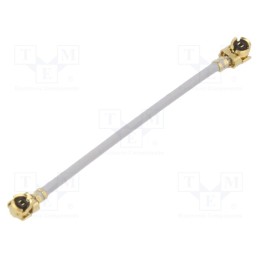 1 pcs x AMPHENOL RF - A-1PA-113-039G2 - Cable: coaxial, Cable: 1.13 mm Micro-cable, 0.039m, female, female