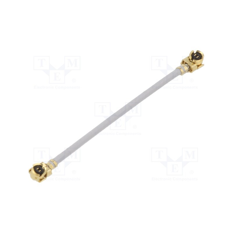 1 pcs x AMPHENOL RF - A-1PA-113-039G2 - Cable: coaxial, Cable: 1.13 mm Micro-cable, 0.039m, female, female