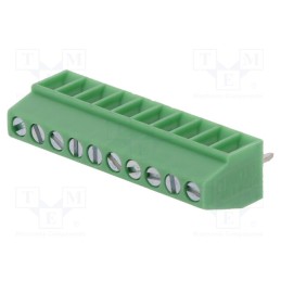 1 pcs x PHOENIX CONTACT - MPT 0,5/10-2,54 1725737 - PCB terminal block, angled 90°, 2.54mm, ways: 10, on PCBs, 0.5mm2