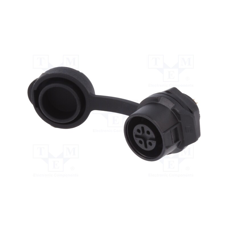 1 pcs x LUTRONIC - 2206 - Connector: circular, socket, size 12, 02, female, PIN: 4, for latch