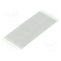 1 pcs x TE Connectivity - 5-1437131-7 - Connector: jumper cable, Cable ph: 1.27mm, L: 50.8mm, straight