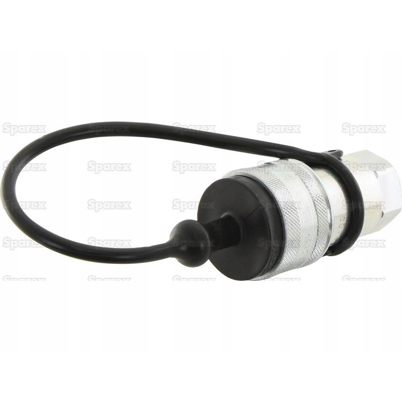 Black PVC plug fits 1 2 female coupling