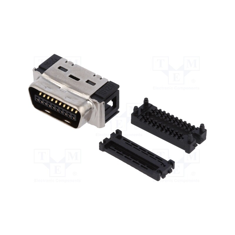 1 pcs x 3M - 10120-6000 EL 7000007362 - Connector: MDR, PIN: 20, shielded, for cable, Mat: polyester, plug