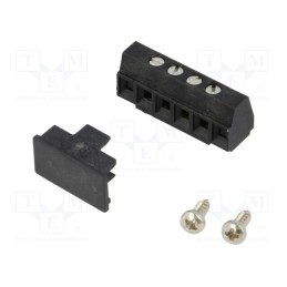 1 pcs x PHOENIX CONTACT - MKDS 1/ 4-3,81 SMD BK 1727256 - PCB terminal block, angled 90°, 3.81mm, ways: 4, on PCBs,screw