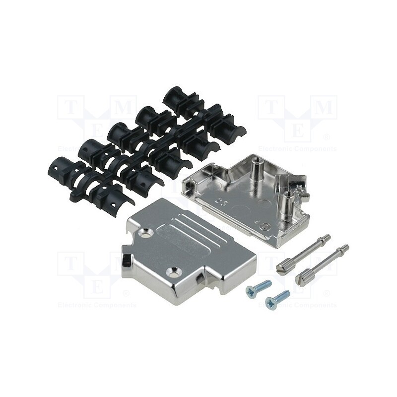 1 pcs x ENCITECH - 6560-0106-13 - Enclosure: for D-Sub connectors, D-Sub 25pin,D-Sub HD 44pin