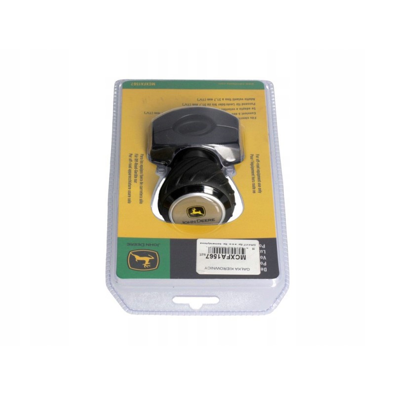 The john deere mcxfa1567 steering knob is comfortable