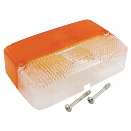 Transparent orange turn signal lamp cover