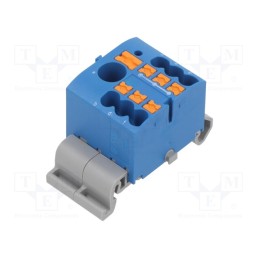 1 pcs x PHOENIX CONTACT - 3273200 - Splice terminal: distribution block, 2.5mm2,6mm2, ways: 1, blue