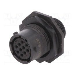 1 pcs x AMPHENOL - RTS712N10S03 - Connector: circular, eco|mate Aquarius, socket, female, PIN: 10
