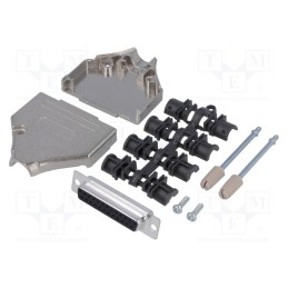 1 pcs x MH CONNECTORS - MHDTZK25-DB25S-K - D-Sub, PIN: 25, plug, female, straight, soldering, for cable