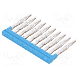 1 pcs x WEIDMu00dcLLER - 1985680000 ZQV 1.5N/10 BL - Comb bridge, ways: 10, blue, A series