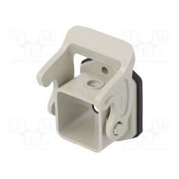 1 pcs x DEGSON ELECTRONICS - D3A.P-BK-1L - Enclosure: for HDC connectors, size D3A, with latch, straight
