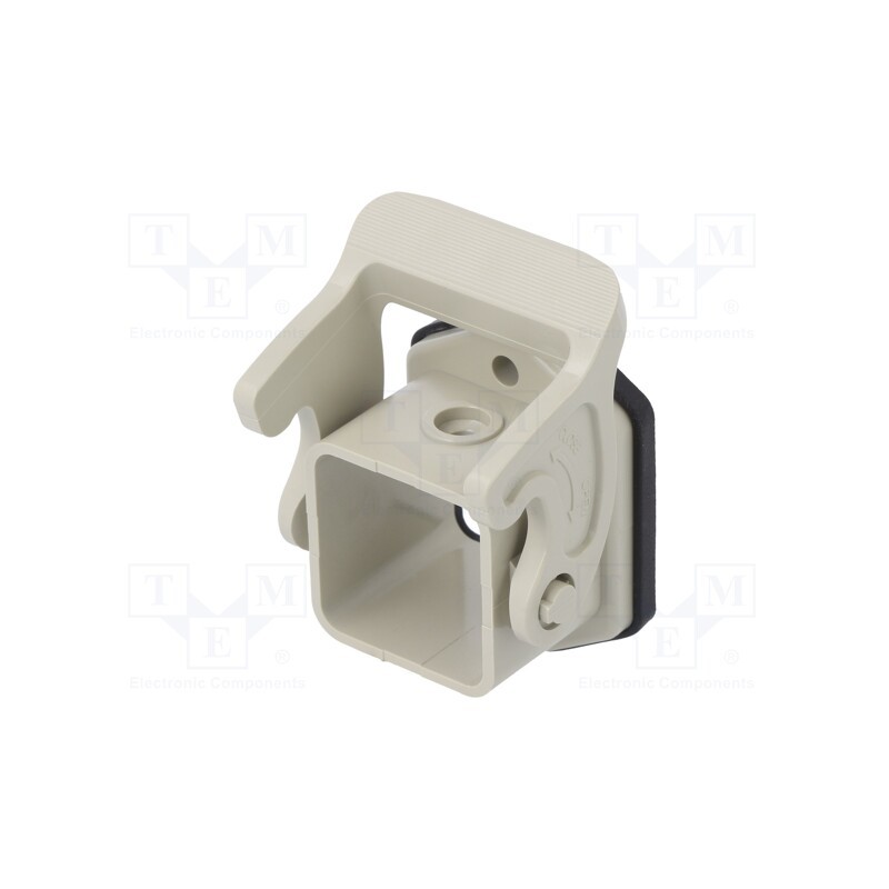 1 pcs x DEGSON ELECTRONICS - D3A.P-BK-1L - Enclosure: for HDC connectors, size D3A, with latch, straight