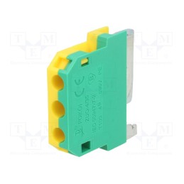 1 pcs x POKu00d3J - A11-5C3Z - Splice terminal: rail, 0.75÷4mm2, ways: 1, terminals: 2, polyamide