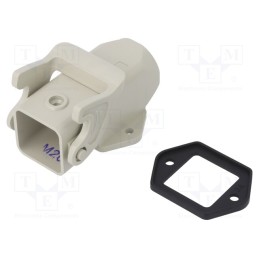 1 pcs x DEGSON ELECTRONICS - D3A.P-SF-1L-M20 - Enclosure: for HDC connectors, size D3A, with latch, straight