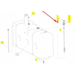 100033253 fuel gauge seal