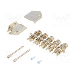 1 pcs x ENCITECH - 6560-0705-01 - Enclosure: for D-Sub connectors, D-Sub 9pin,D-Sub HD 15pin