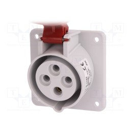 1 pcs x PAWBOL - B.1055 - Connector: AC supply 3-phase, socket, female, 16A, 400VAC, IP44