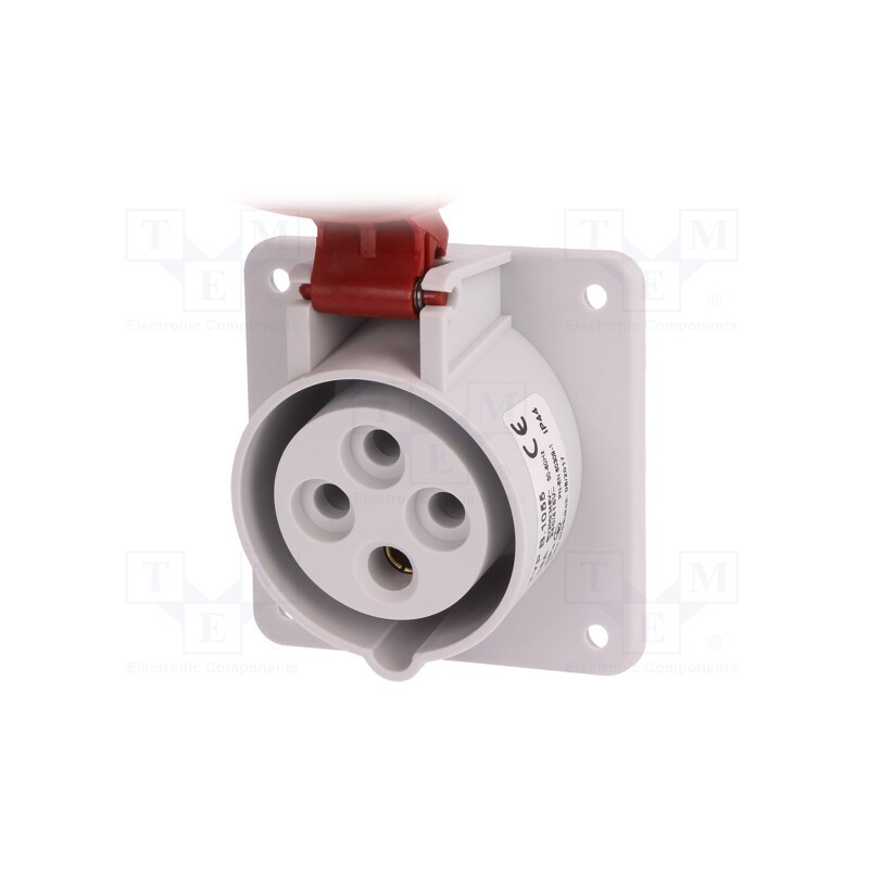 1 pcs x PAWBOL - B.1055 - Connector: AC supply 3-phase, socket, female, 16A, 400VAC, IP44