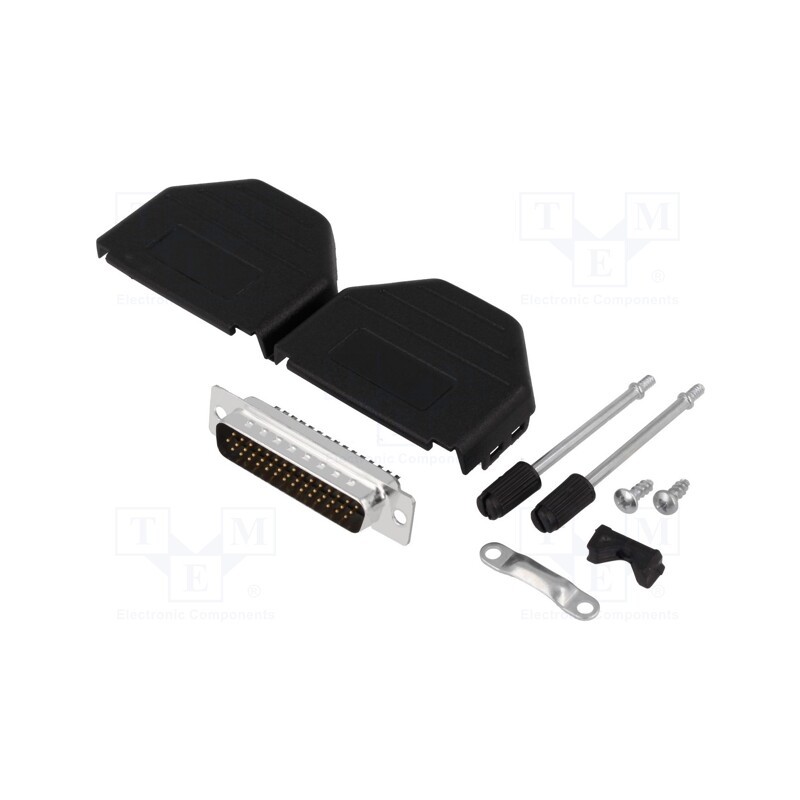 1 pcs x ENCITECH - DPPK25-BK-HDP-K - D-Sub HD, PIN: 44, plug, male, soldering, for cable