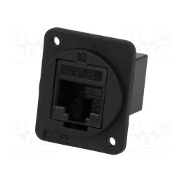 1 pcs x CLIFF - CP30220X - Coupler, FT, Cat: 5e, Layout: 8p8c, RJ45 socket,both sides, 19x24mm