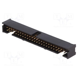 1 pcs x TE Connectivity - 1-5103308-0 - Socket, IDC, male, PIN: 50, straight, THT, gold-plated, 2.54mm, black