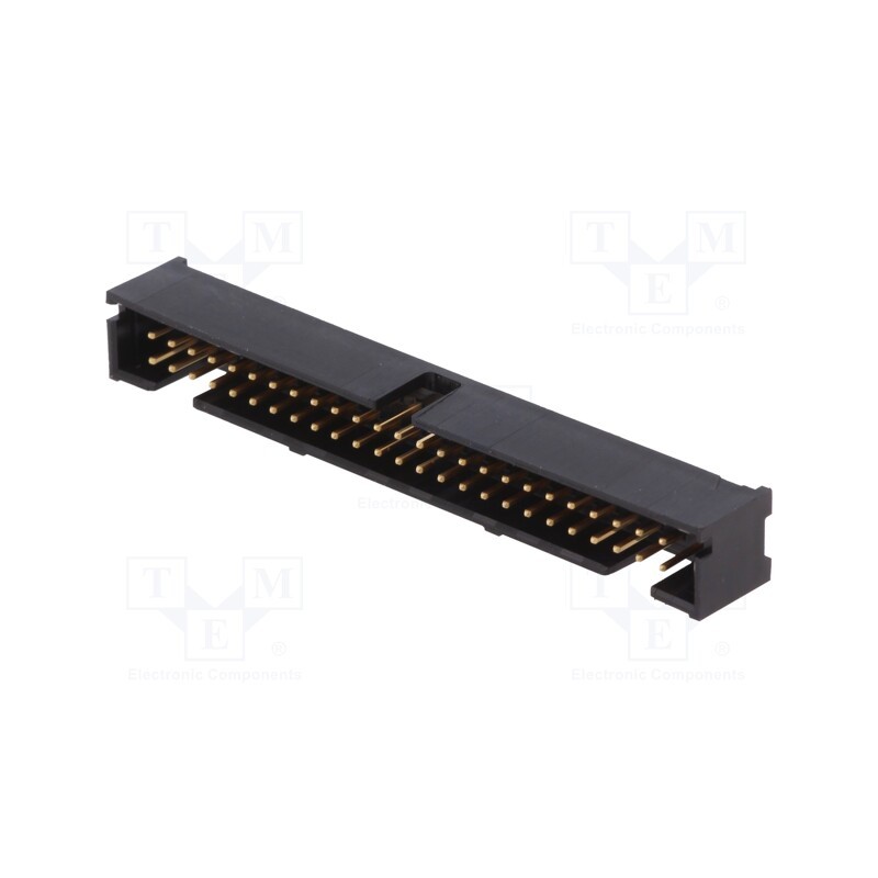 1 pcs x TE Connectivity - 1-5103308-0 - Socket, IDC, male, PIN: 50, straight, THT, gold-plated, 2.54mm, black