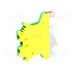 1 pcs x PHOENIX CONTACT - USLKG 2,5 N 0441119 - Splice terminal: rail, 0.2÷4mm2, ways: 1, terminals: 2, Width: 5.2mm