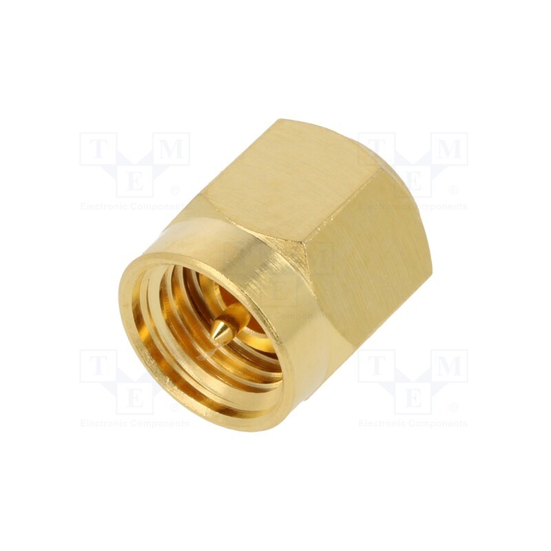 1 pcs x AMPHENOL RF - 132331 - Jumper, SMA, male, straight, 50Ω, gold-plated