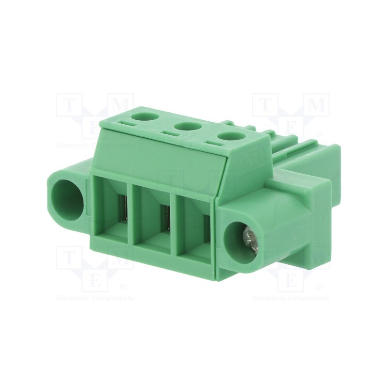 1 pcs x PHOENIX CONTACT - PC 4/ 3-STF-7,62 1828252 - Pluggable terminal block, 7.62mm, ways: 3, straight, plug, female
