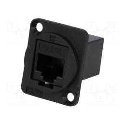 1 pcs x CLIFF - CP30220 - Coupler, FT, Cat: 5e, Layout: 8p8c, RJ45 socket,both sides, 19x24mm