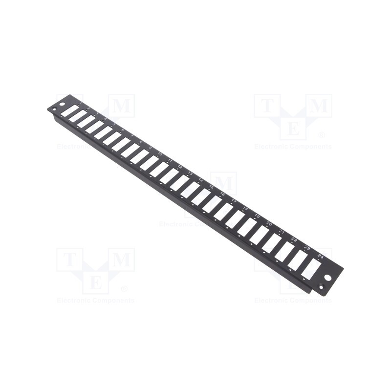1 pcs x LOGILINK - FB2402B - Connector: fiber optic, patch panel, RACK, black, 19'