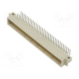 1 pcs x TE Connectivity - 9-1393644-4 - Socket, DIN 41612, type C, male, PIN: 64, a+c, THT, angled 90°