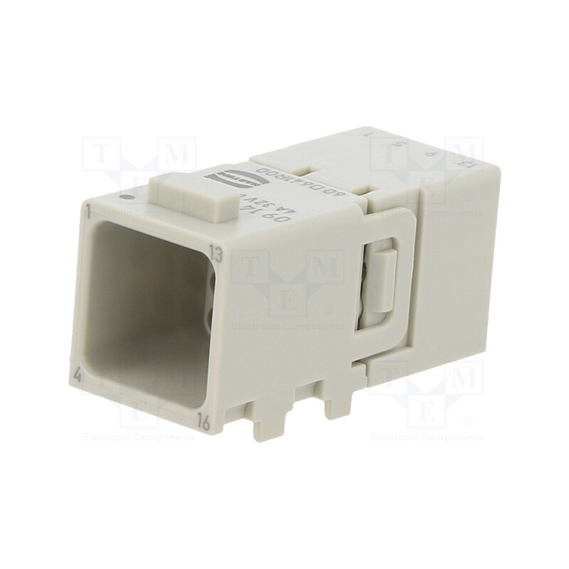 1 pcs x HARTING - 9149161001 - Connector: HDC, module, male, Han-Modular® Domino, PIN: 16
