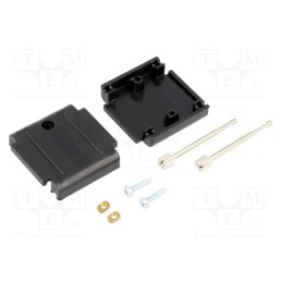 1 pcs x ENCITECH - DAPK15-JS - Enclosure: for D-Sub adapters, D-Sub 15pin, Locking: screws