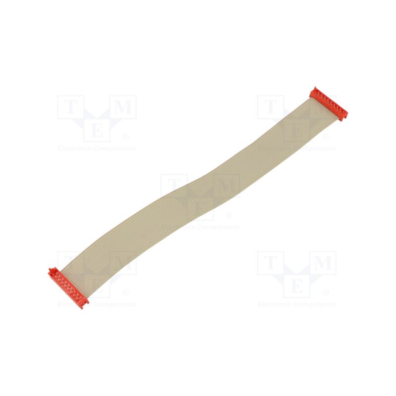 1 pcs x TE Connectivity - 2205067-3 - Cable: ribbon cable with connectors, PIN: 18, Layout: 2x9, plug