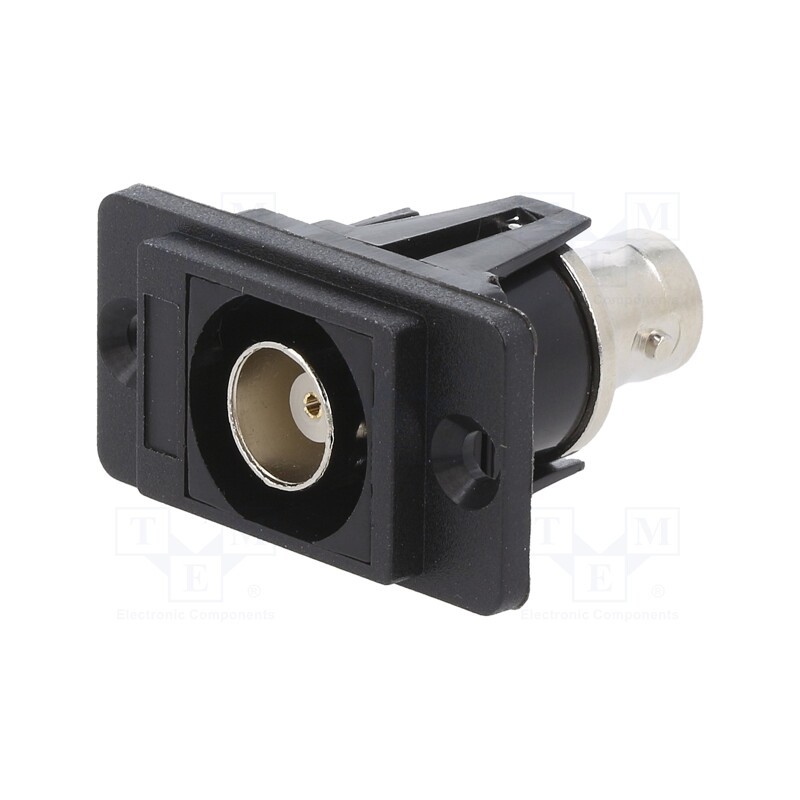 1 pcs x CLIFF - CP30737 - Coupler, BNC socket,both sides, 50Ω, silver, Mat: plastic, 29mm