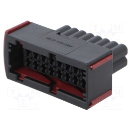 1 pcs x TE Connectivity - 1-967242-1 - Connector: automotive, JPT, female, plug, for cable, PIN: 16, black