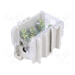 1 pcs x PAWBOL - E.4101 - Terminal block, screw terminal, 35mm2, 125A, ways: 1, grey