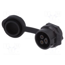 1 pcs x LUTRONIC - 2226 - Connector: circular, socket, size 16, 02, female, PIN: 3, for latch