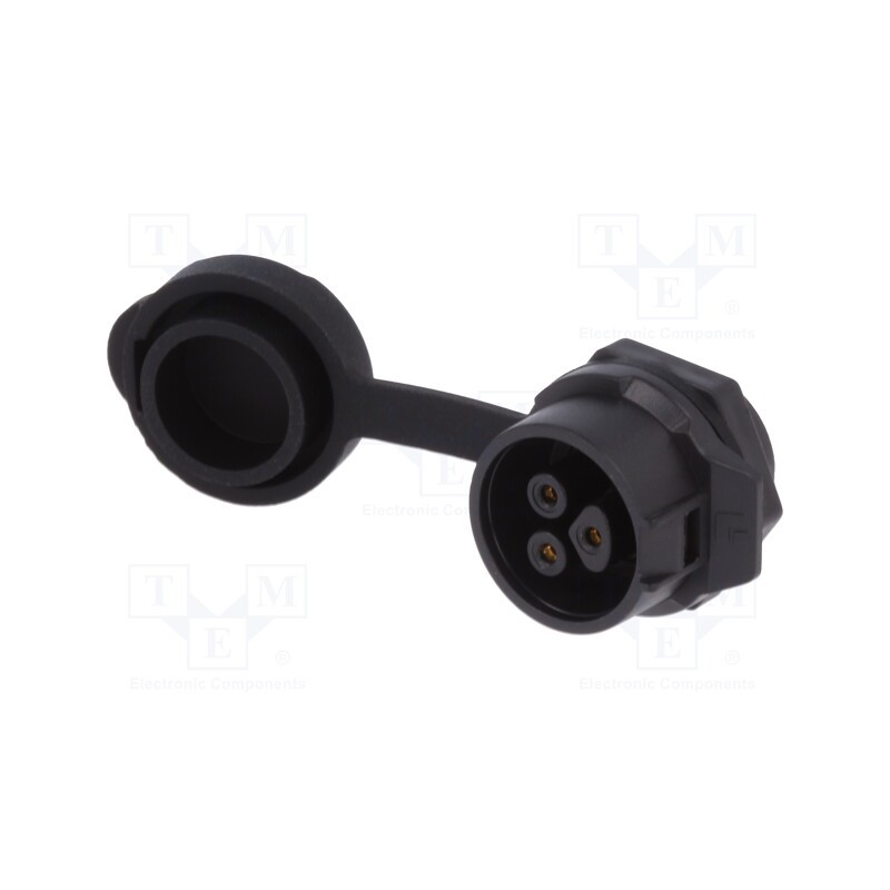 1 pcs x LUTRONIC - 2226 - Connector: circular, socket, size 16, 02, female, PIN: 3, for latch