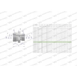 Hydraulic connector m26x1 5 18l m22x1 5 15l 2pcs